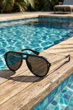 Load image into Gallery viewer, Oliver Black Aviator Sunglasses
